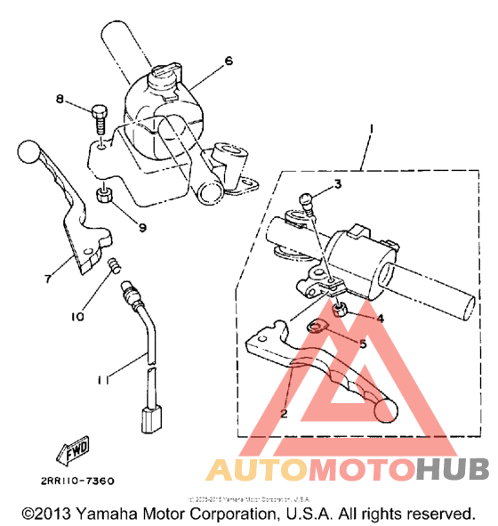 Handle switch-lever