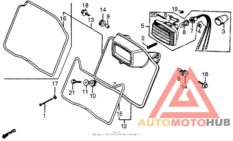 Headlight + headlight case