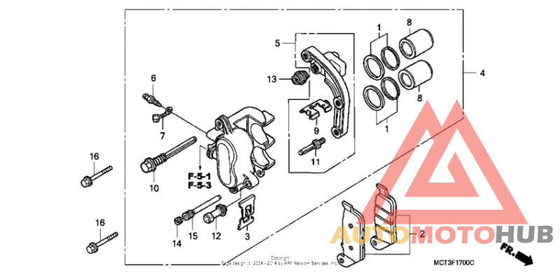 Задний суппорт