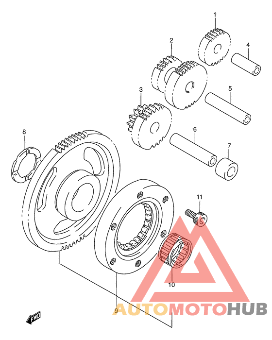 Муфта стартера