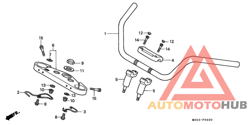 Handle pipe/top bridge