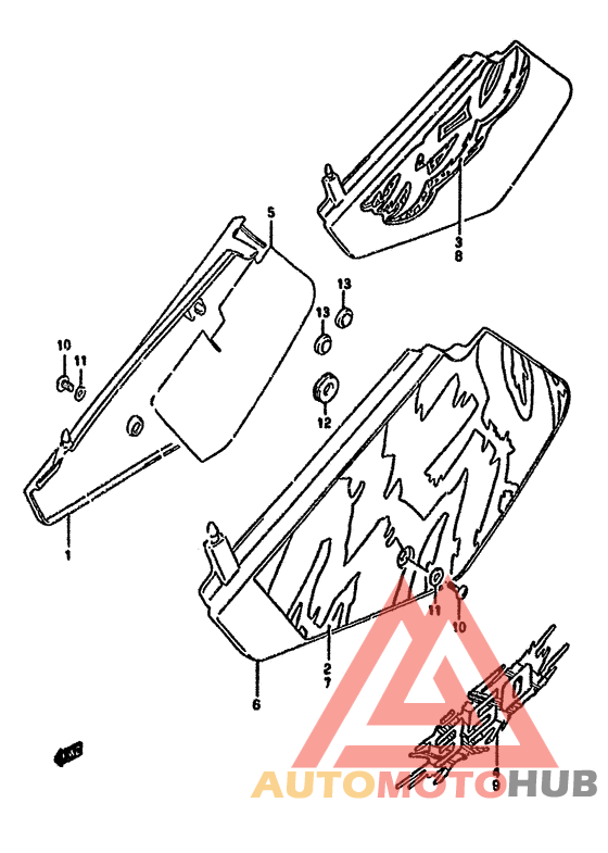 Обтекатель задний