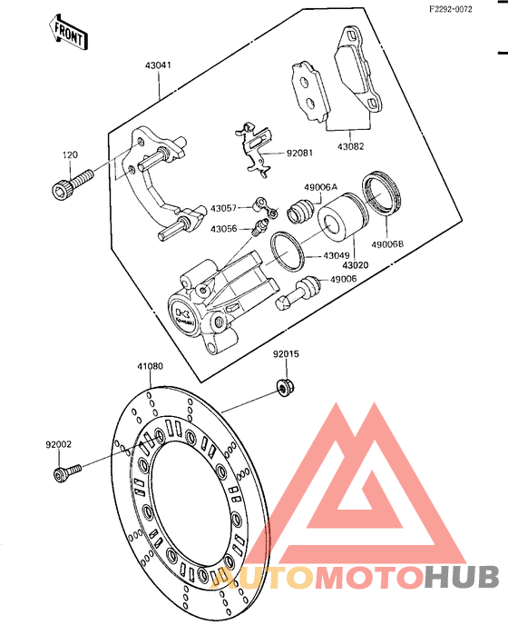 Передний суппорт