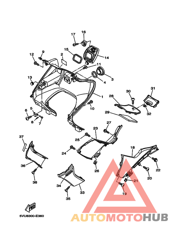 Щиток облицовочный