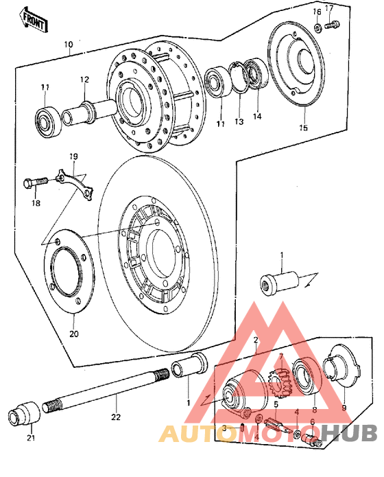Передняя втулка