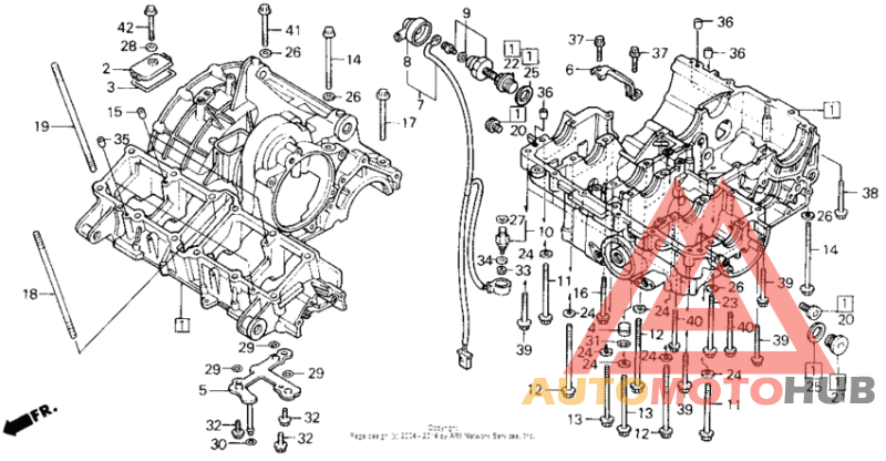 Картер двигателя