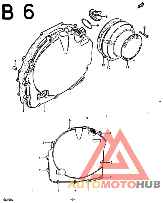 Crankcase rh cover