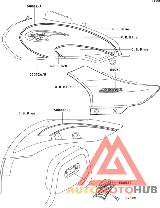 Decals(c.b.blue/p.r.blue)