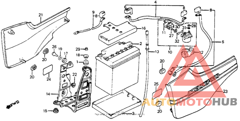 Side cover + battery