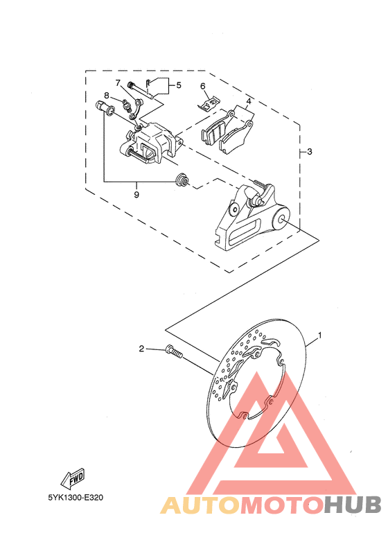 Задний суппорт