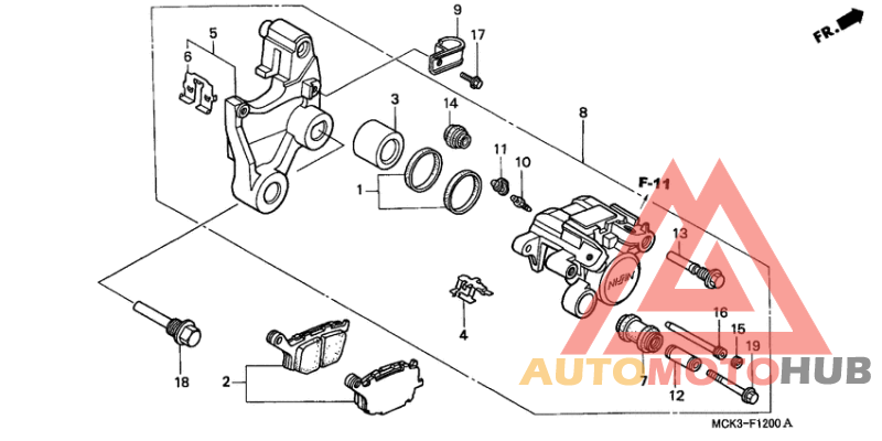 Задний суппорт