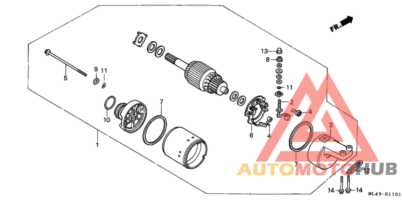 Стартерный мотор