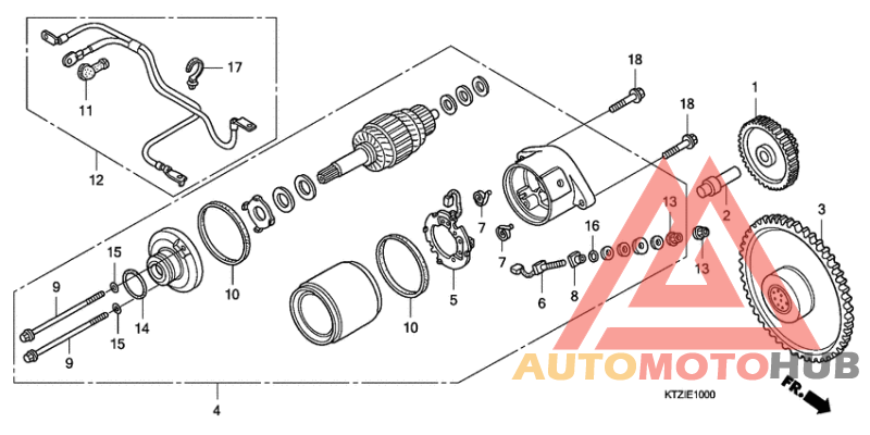 Стартерный мотор