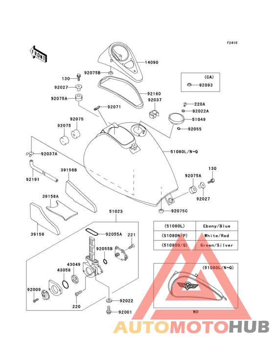 Fuel tank(1/4)(vn800-b1)
