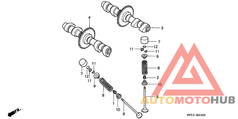 Распред вал/клапана