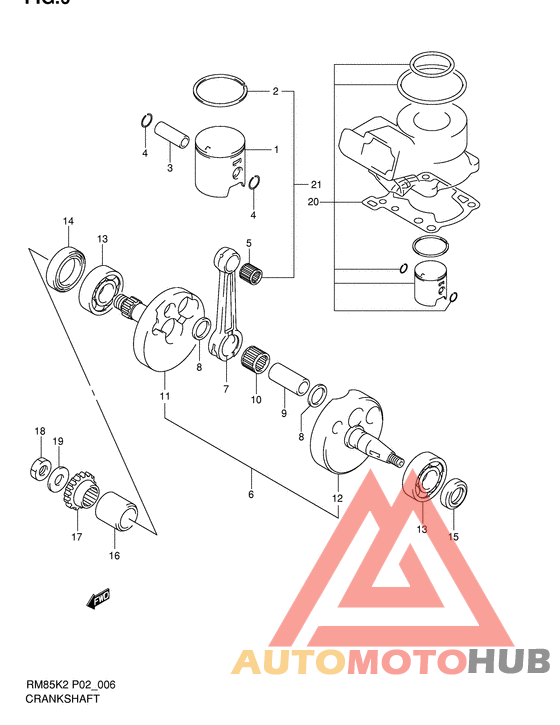 Вал коленчатый