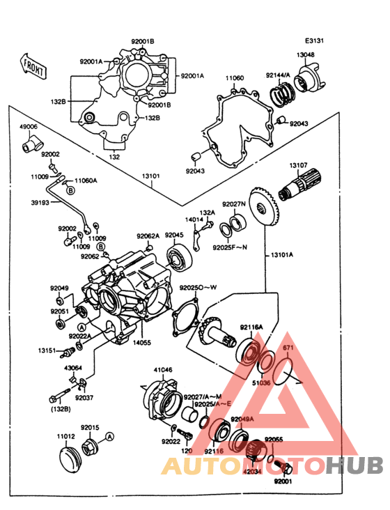 Front bevel gear(1/3)
