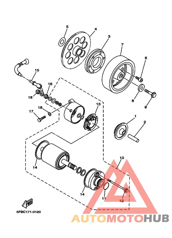 Муфта стартера