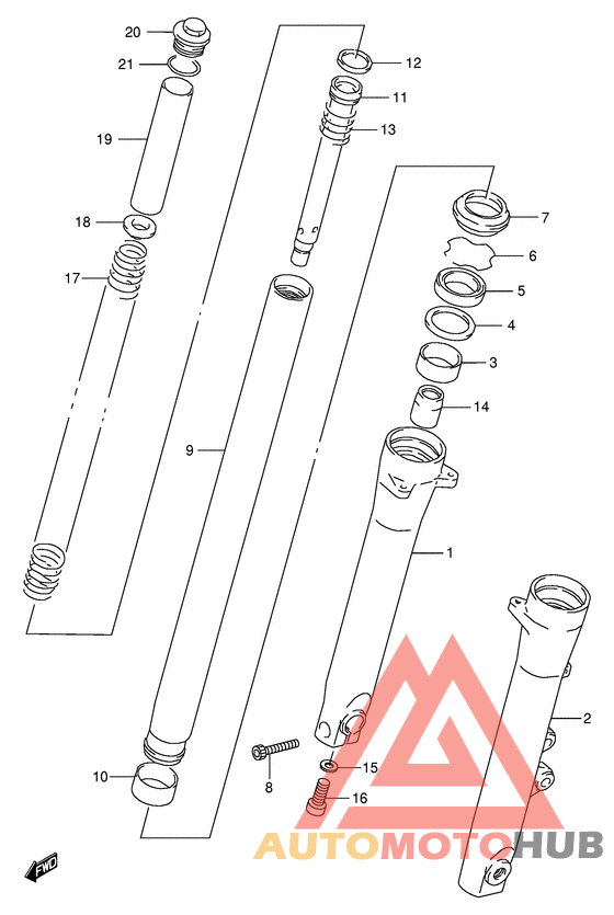 Передняя вилка
