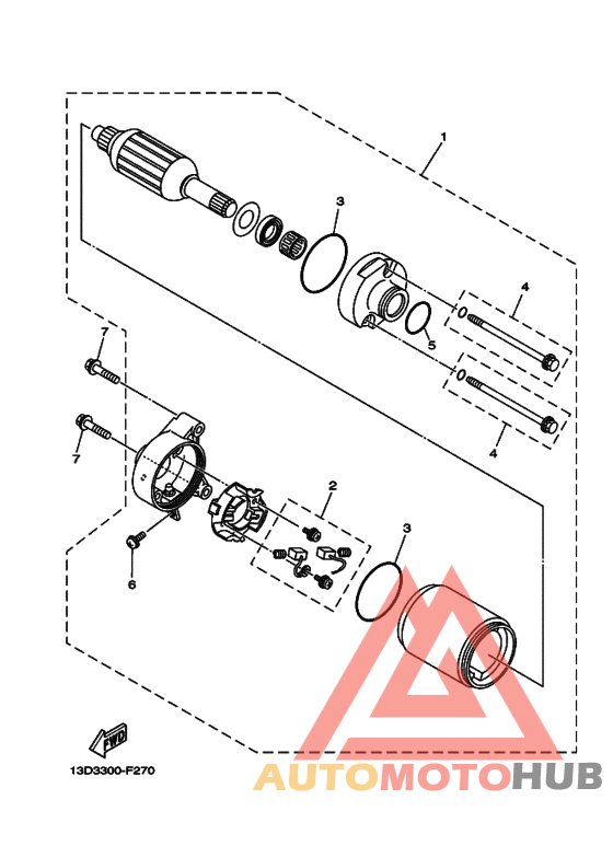 Стартерный мотор