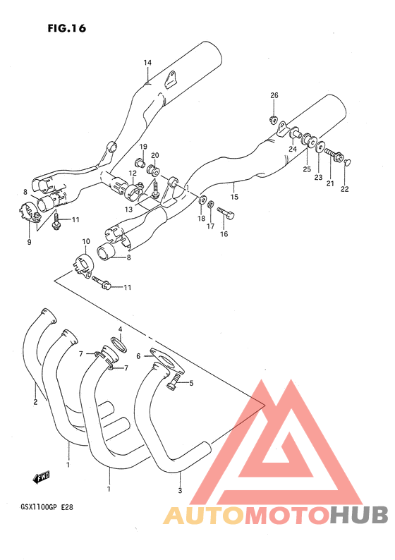 Muffler comp