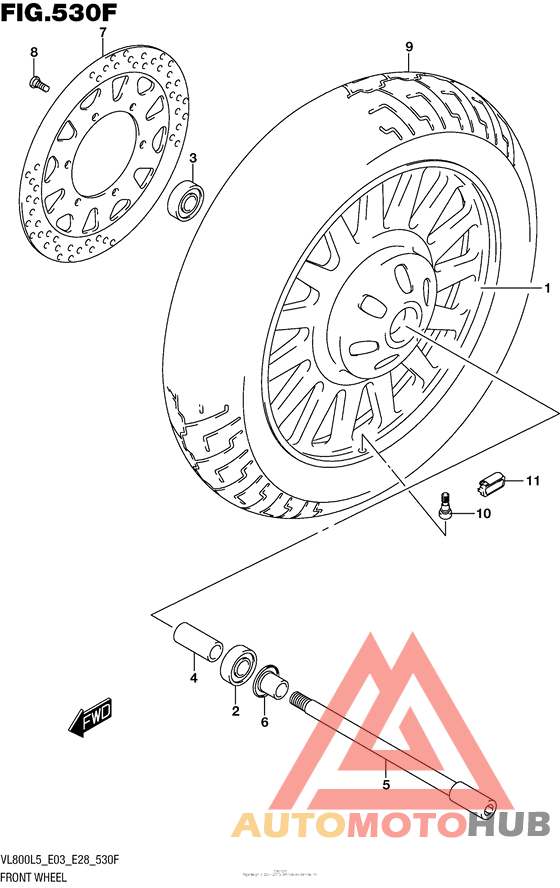 Front Wheel (Vl800Bl5 E28)