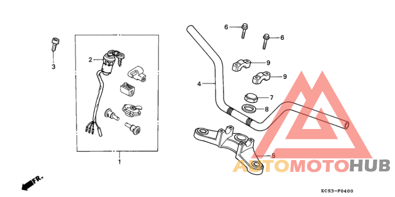 Handle pipe/top bridge