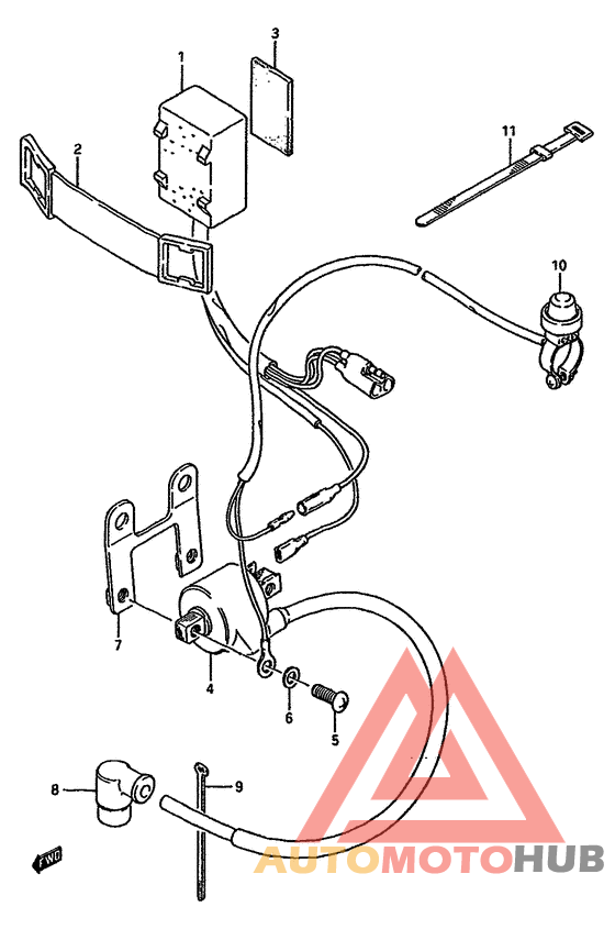 Cdi unit-ignition coil