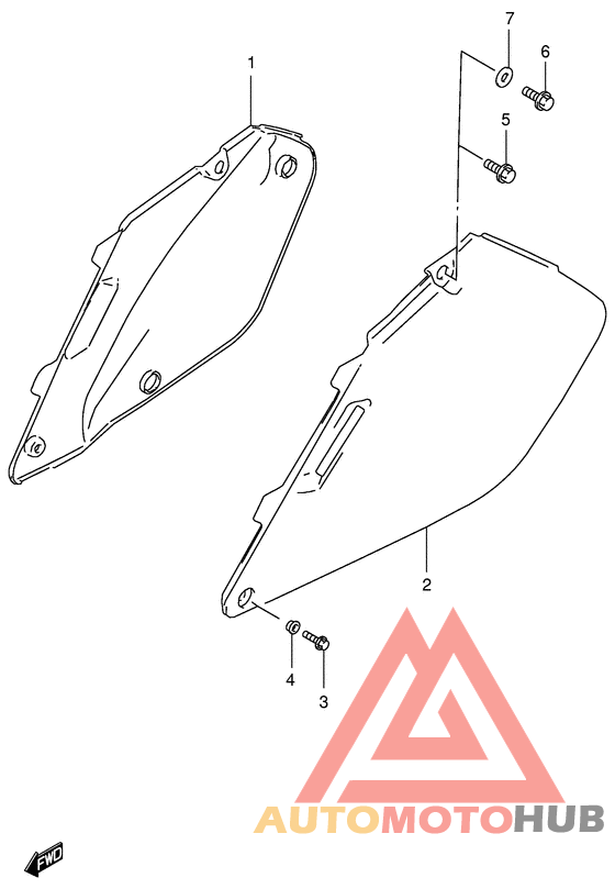 Обтекатель задний