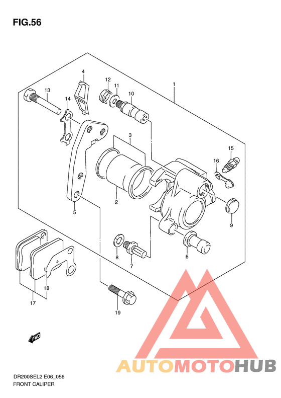 Передний суппорт