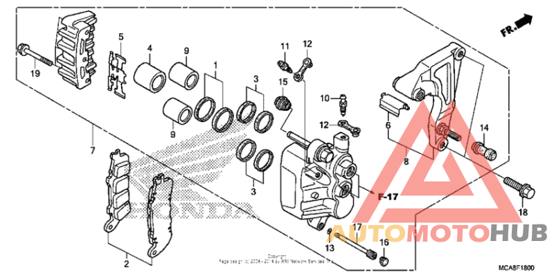 Задний суппорт