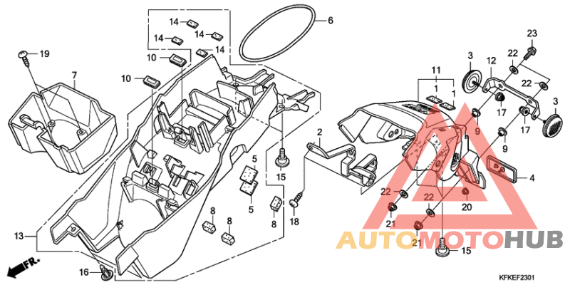 Заднее крыло