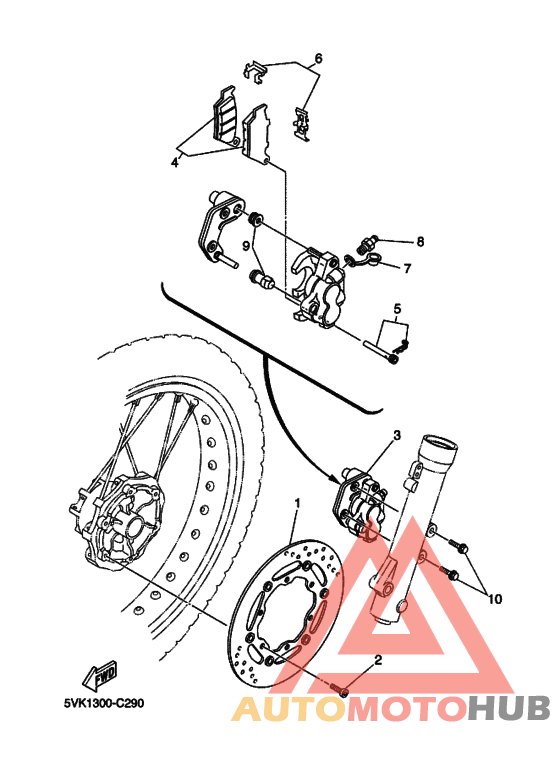 Передний суппорт