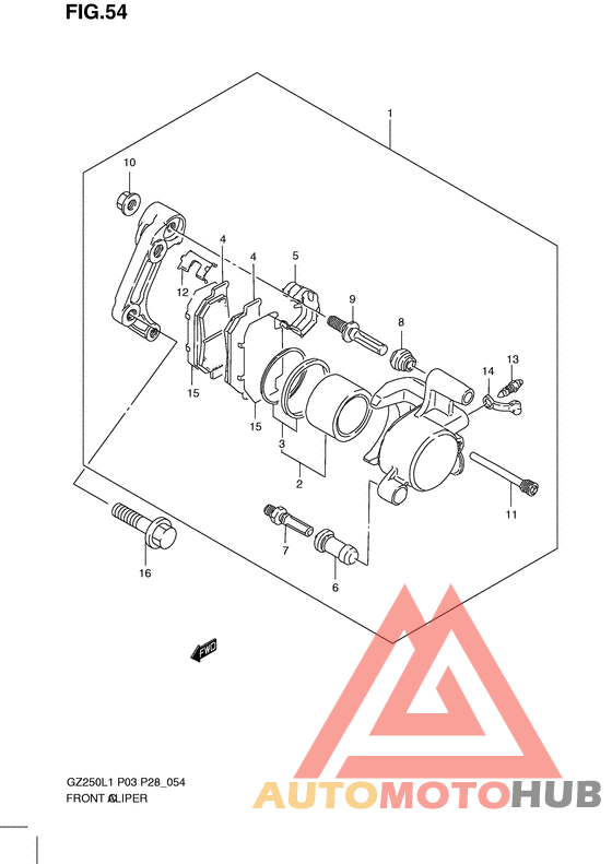 Передний суппорт
