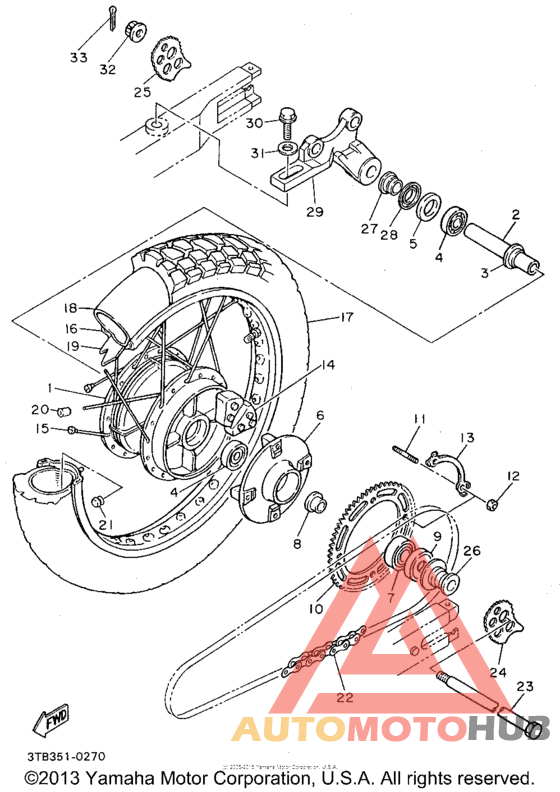 Переднее колесо