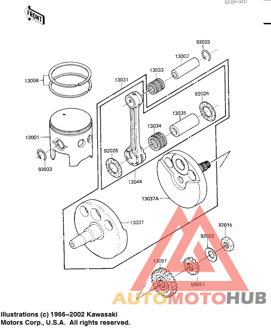 Crankshaft/piston