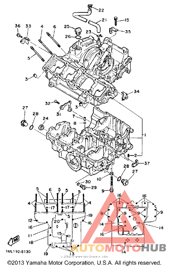 Картер двигателя