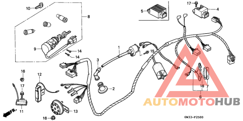 Wire harness/ignition coil