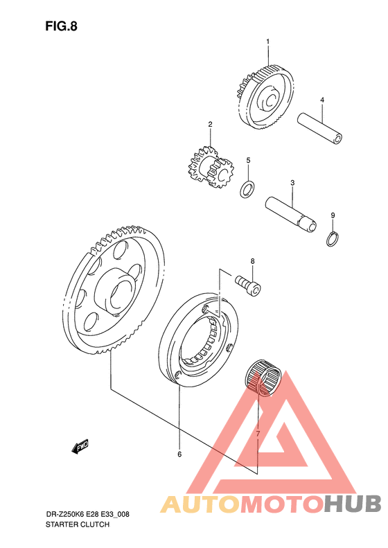 Муфта стартера