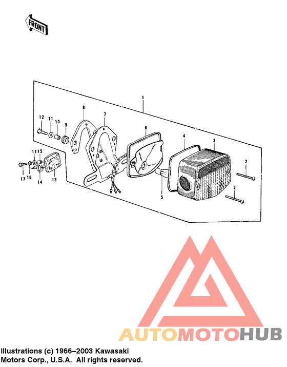 Taillight unit ass`y