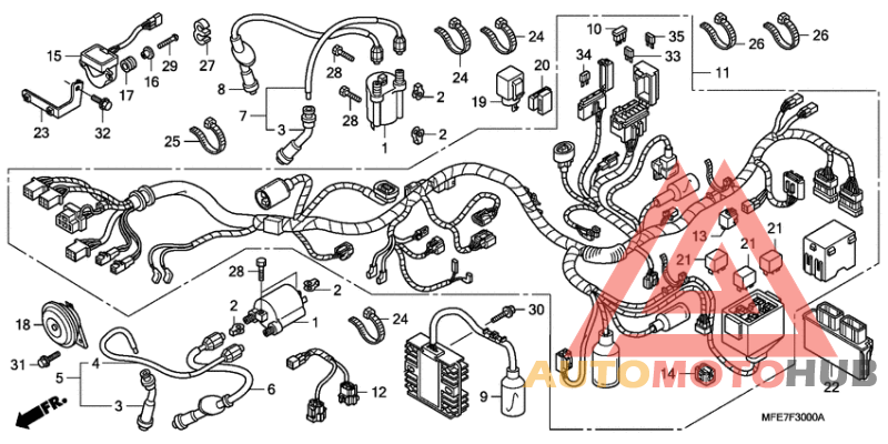 Harness wire