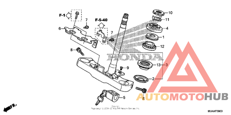 Steering stem (1)