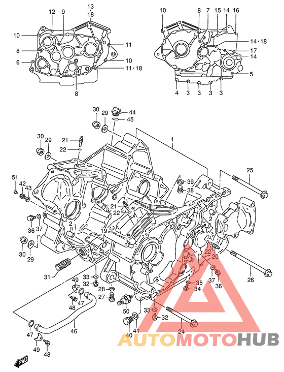Картер двигателя