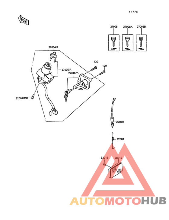 Ignition switch(kl250-d7)