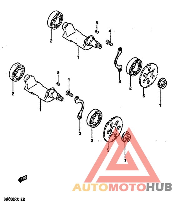 Балансир кривошипа