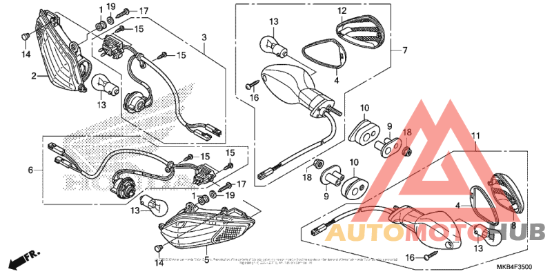 Задний фонарь