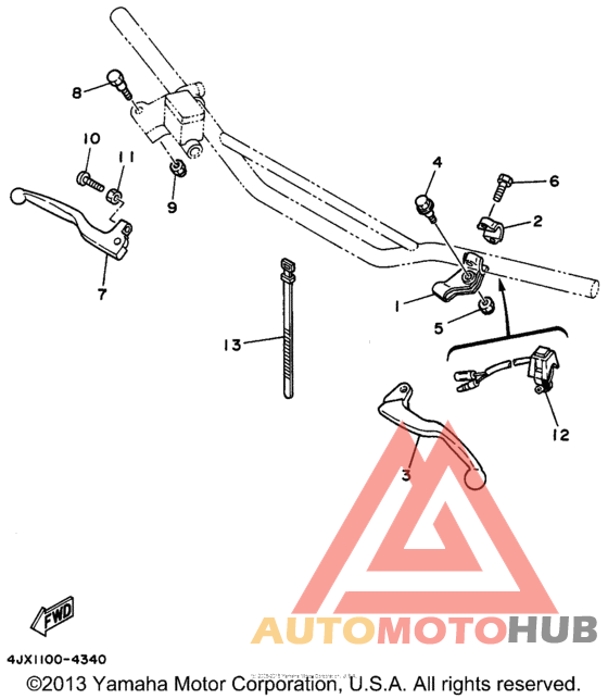 Handle switch - lever