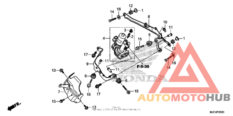 Front power unit (cbr600ra)