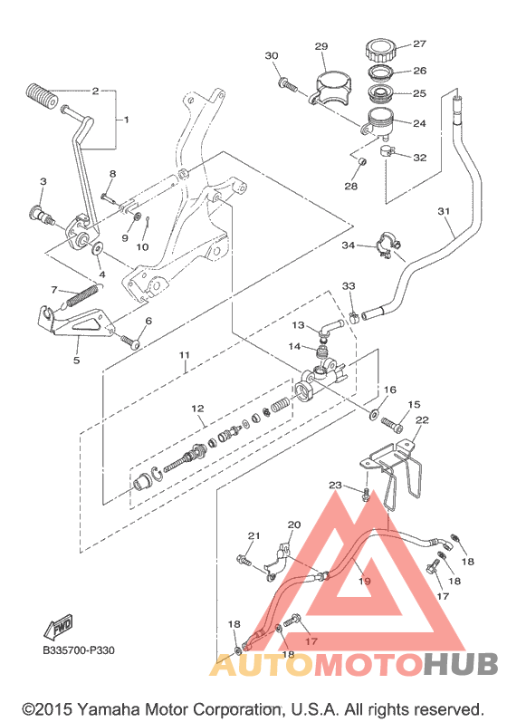Задний торм цилиндр