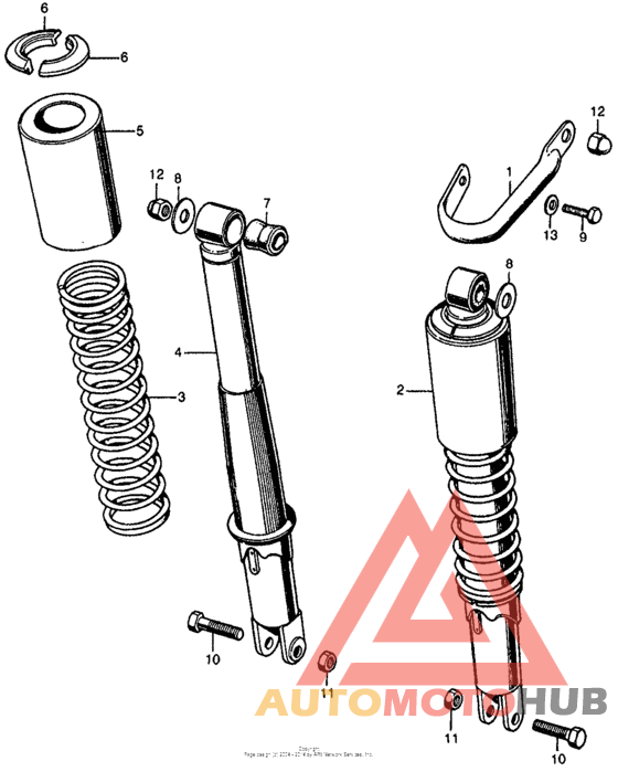 Задние амортизаторы